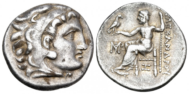 KINGS OF MACEDON. Alexander III ‘the Great’, 336-323 BC. Drachm (Silver, 18 mm, ...