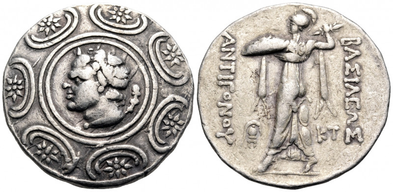 KINGS OF MACEDON. Antigonos II Gonatas, 277/6-239 BC. Tetradrachm (Silver, 30 mm...