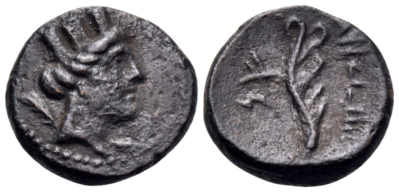 PHOENICIA. Arados. Circa 174/3-10/9 BC. (Bronze, 12.5 mm, 1.88 g, 1 h), year 114...