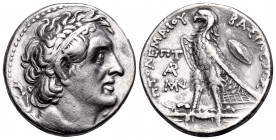 PTOLEMAIC KINGS OF EGYPT. Ptolemy II Philadelphos, 285-246 BC. Tetradrachm (Silver, 26 mm, 14.06 g, 12 h), uncertain Phoenician mint. Diademed head of...