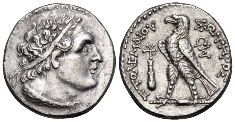 PTOLEMAIC KINGS OF EGYPT. Ptolemy IV Philopator, 225-205 BC. Tetradrachm (Silver...