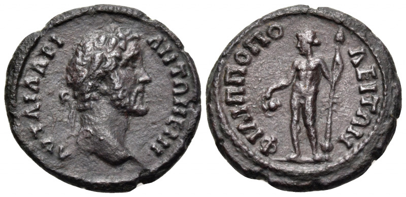 THRACE. Philippopolis. Antoninus Pius, 138-161. (Bronze, 19 mm, 3.61 g, 7 h). ΑΥ...