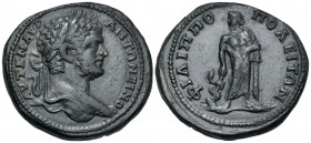Thrace. Philippopolis. Caracalla, 198-217. Tetrassarion (Bronze, 32 mm, 21.70 g, 11 h), c. 209-211. AΥT K M AΥΡ ANTΩNEINOC Laureate head of Caracalla ...