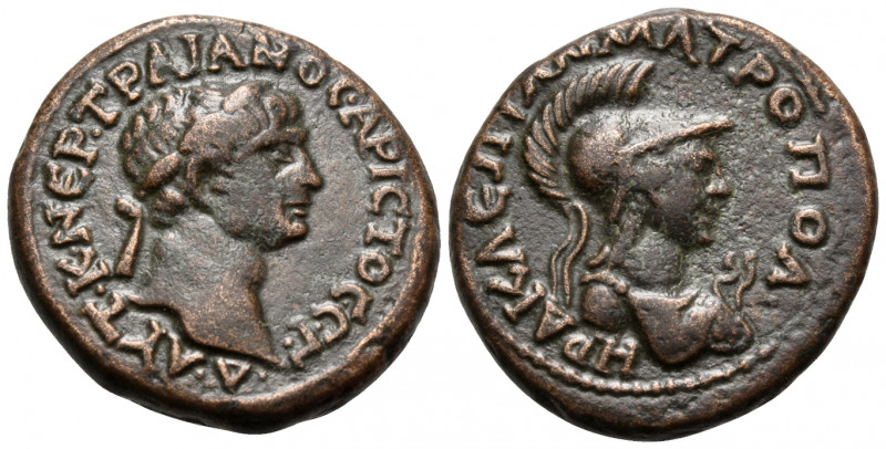 BITHYNIA. Heraclaea Pontica. Trajan, 98-117. (Bronze, 20 mm, 5.57 g, 6 h), 114-1...