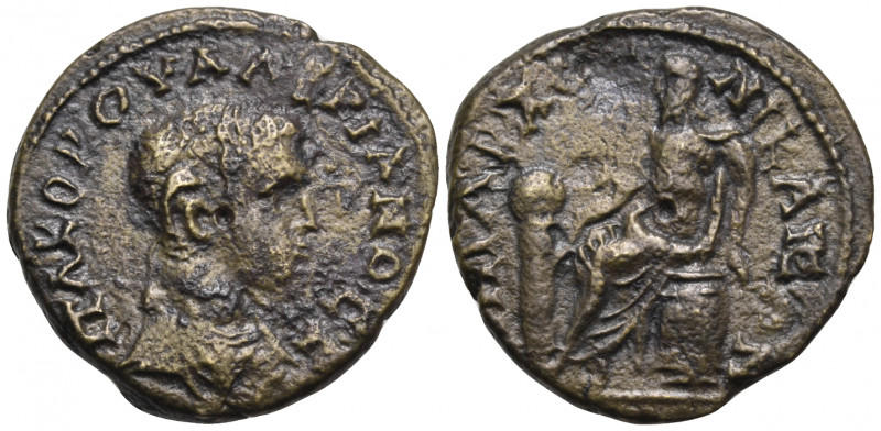BITHYNIA. Nicaea. Valerian I, 253-260. Diassarion (Bronze, 22 mm, 5.18 g, 12 h)....