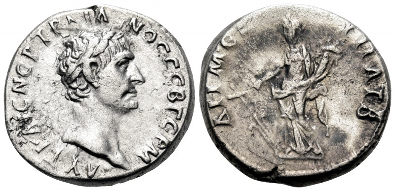 CAPPADOCIA. Caesaraea-Eusebia. Trajan, 98-117. Didrachm (Silver, 21 mm, 7.05 g, ...