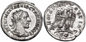SYRIA, Seleucis and Pieria. Antioch. Trajan Decius, 249-251. Tetradrachm (Billon, 26 mm, 13.56 g, 6 h), 1st officina. ΑΥΤ Κ Γ ΜΕ ΚΥ ΔΕΚΙΟC ΤΡΑΙΑΝΟC CΕ...