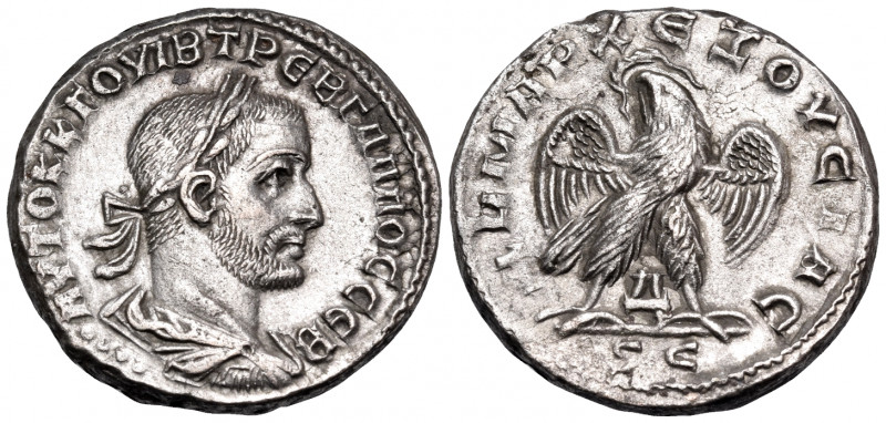 SYRIA, Seleucis and Pieria. Antioch. Trebonianus Gallus, 251-253. Tetradrachm (B...