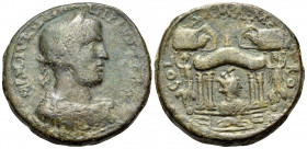 SYRIA, Coele-Syria. Damascus. Philip I, 244-249. (Bronze, 28.5 mm, 20.40 g, 1 h). IMP M IVL PHILIPPVS P F AVG Laureate, draped and cuirassed bust of P...