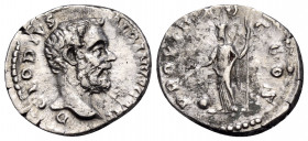 Clodius Albinus, as Caesar, 193-195. Denarius (Silver, 18 mm, 3.54 g, 12 h), Rome, 193. D CLODIVS ALBINVS CAES Bare head of Clodius Albinus to right. ...