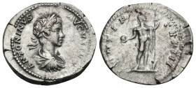 Caracalla, 198-217. Denarius (Silver, 20.5 mm, 1.10 g, 12 h), Rome, 200. ANTONINVS AVGVSTVS Laureate, draped and cuirassed bust of Caracalla to right....