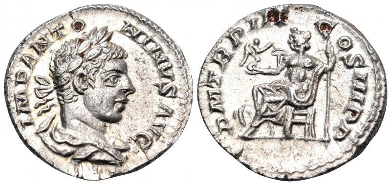 Elagabalus, 218-222. Denarius (Silver, 19 mm, 3.35 g, 6 h), Rome, 219-220. IMP A...