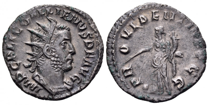 Gallienus, 253-268. Antoninianus (Billon, 20 mm, 2.89 g, 10 h), Rome, 256-257. I...