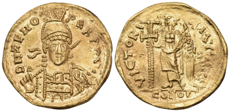 Zeno, second reign, 476-491. Solidus (Gold, 18 mm, 3.40 g, 7 h), Constantinople,...