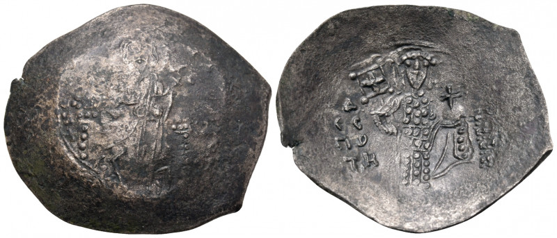 Alexius I Comnenus, 1081-1118. Aspron Trachy (Billon, 30 mm, 3.94 g), post-refor...