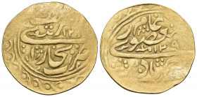 ISLAMIC, Persia (Post-Mongol). Manghits (Khanate of Bukhara). Muzaffar al-Din, AH 1277-1303 / AD 1860-1886. Pleae ad Tilla (Gold, 22.5 mm, 4.32 g, 7 h...