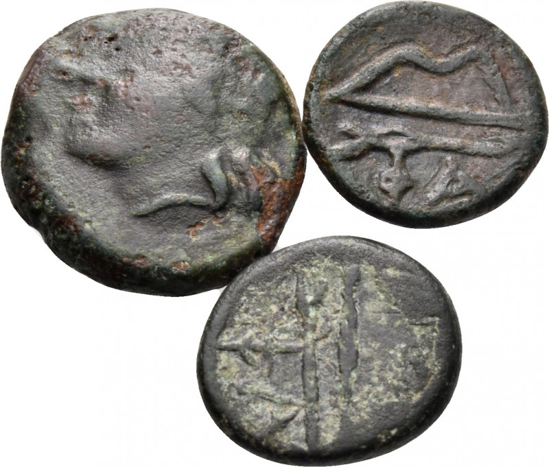 GREEK, Cimmerian Bosporos. Pantikapaion. Circa 3rd-2nd century BC . (Bronze, 6.1...