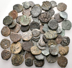 JUDAEA. 200 BC-AD 100. (Bronze, 95.00 g). A fine lot of 62 Hasmonean coins including a few of Pontius Pilate. About Fine to Fine. Sold as is, no retur...