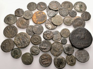 GREEK, ROMAN & ROMAN PROVINCIAL. Circa 3rd century BC - 5th century AD. (Bronze, 170 g). A lot of twenty (41) Billon, and Bronze coins, dating from th...