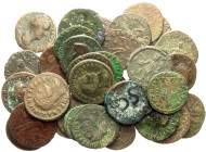 ROMAN IMPERIAL. 1st century BC-4th century AD. (Bronze, 386.05 g). A lot of Fourty (40) bronze coins from the late Republican period through the Famil...