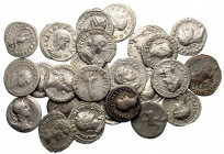 ROMAN IMPERIAL. (Silver, 82.07 g). A lot of Twenty-Five (25) coins, mostly denarii but also a few antoninianii. Highlights include denarii of Tius (5)...