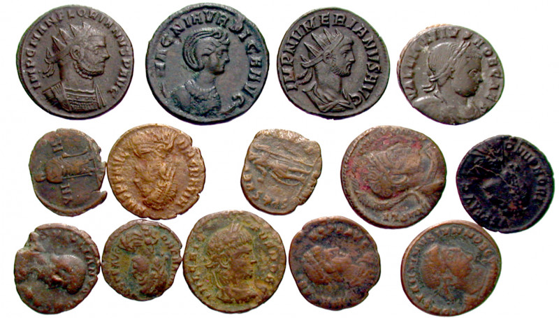 GREEK & ROMAN IMPERIAL. (Bronze, 42.90 g). A lot of Sixteen (16) bronzes, all bu...