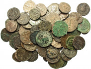 ROMAN IMPERIAL. 3rd-4th century AD. (Bronze, 299.97 g). A lot of Eighty-Nine (89) issues from the later 3rd century through the 4th century. Includes ...