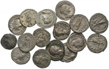ROMAN IMPERIAL. 3rd century AD. (Silver, 48.34 g). A lot of Sixteen (16) denarii of the Severan period. Includes coins of Septimius Severus (2), Julia...