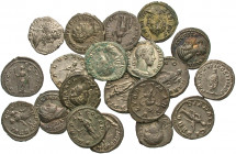 ROMAN IMPERIAL. 3rd century AD. (Silver, 58.84 g). A lot of Twenty (20) denarii of the Severan. Includes coins of Septimius Severus (2), Julia Domna, ...