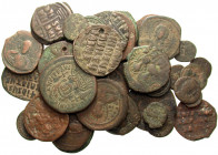 ROMAN IMPERIAL & BYZANTINE. 3rd-11th century. (Bronze, 292.94 g). A lot of Forty-Three (43) bronze issues from the Tetrarchic period in the early 4th ...