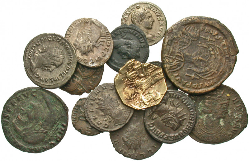 ROMAN IMPERIAL & BYZANTINE. 3rd-14th century. (Mixed metals, 74.76 g). A lot of ...