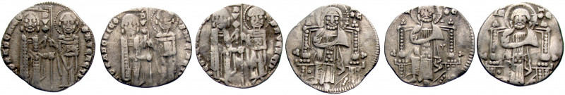 WORLD, Venice. (Silver, 5.82 g). A lot of Three (3) Venetian silver grossos, all...