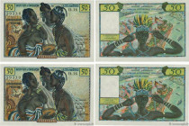 Country : FRENCH WEST AFRICA (1895-1958) 
Face Value : 50 Francs Consécutifs 
Date : (1956) 
Period/Province/Bank : Institut d'émission de l'A.O.F. et...