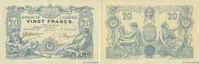 Country : ALGERIA 
Face Value : 20 Francs  
Date : 20 juin 1890 
Period/Province/Bank : Banque de l'Algérie 
Catalogue reference : P.15 
Additional re...