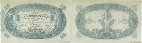 Country : ALGERIA 
Face Value : 500 Francs  
Date : 24 février 1924 
Period/Province/Bank : Banque de l'Algérie 
Catalogue reference : P.75b 
Alphabet...