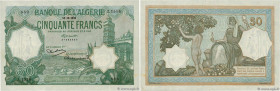 Country : ALGERIA 
Face Value : 50 Francs  
Date : 12 octobre 1936 
Period/Province/Bank : Banque de l'Algérie 
Catalogue reference : P.80a 
Alphabet ...