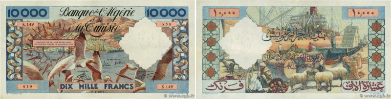 Country : ALGERIA 
Face Value : 10000 Francs  
Date : 09 avril 1956 
Period/Prov...