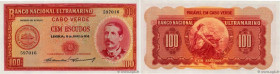 Country : CAPE VERDE 
Face Value : 100 Escudos  
Date : 16 juin 1958 
Period/Province/Bank : Banco Nacional Ultramarino 
Catalogue reference : P.49a 
...
