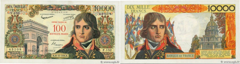 Country : FRANCE 
Face Value : 100 NF sur 10000 Francs BONAPARTE  
Date : 30 oct...