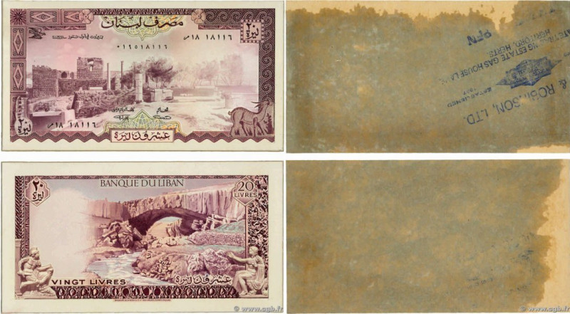 Country : LEBANON 
Face Value : 20 Livres Essai 
Date : (1964) 
Period/Province/...