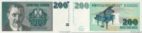 Country : YUGOSLAVIA 
Face Value : 200 Novih Dinara Non émis 
Date : Avril 1999 
Period/Province/Bank : Banque Nationale 
Catalogue reference : P.152A...