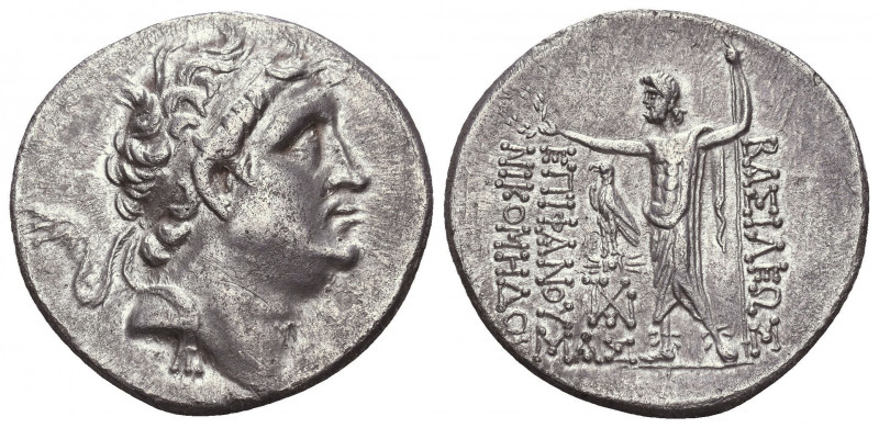 KINGS OF BITHYNIA. Nikomedes IV Philopator, 94-74 BC. Tetradrachm. Nikomedia, 
...