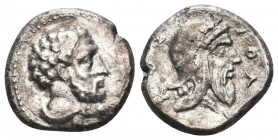 Cilicia. SOLOI Tiribazos. Satrap of Lydia. (388-380). Stater, 390/87-387/6. 
Obv: Bearded head of Herakles to right, wearing lion skin around neck. ...