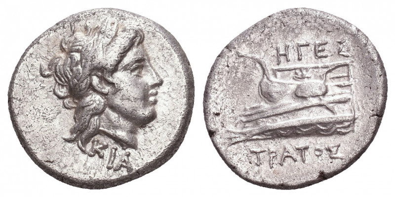 BITHYNIA. Kios. Circa 345-315 BC. Drachm or siglos, struck under magistrate Hege...