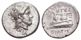 BITHYNIA. Kios. Circa 345-315 BC. Drachm or siglos, struck under magistrate Hegestratos.
Obv: Laureate head of Apollo to right. 
Rev. HΓEΣ-TPATOΣ Pr...