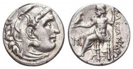 Kings of Macedon. Ale.ander III 'the Great' (336-323 BC). Ar Drachm.

Weight: 4.25 gr
Diameter: 15 mm