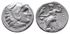 Kings of Macedon. Ale.ander III 'the Great' (336-323 BC). Ar Drachm.

Weight: 4.16 gr
Diameter: 14 mm