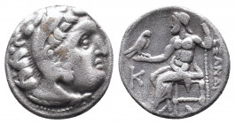 Kings of Macedon. Ale.ander III 'the Great' (336-323 BC). Ar Drachm.

Weight: 4.20 gr
Diameter: 15 mm