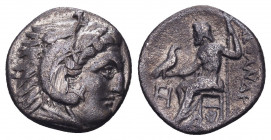 Kings of Macedon. Ale.ander III 'the Great' (336-323 BC). Ar Drachm.

Weight:3.97 gr
Diameter 14 mm