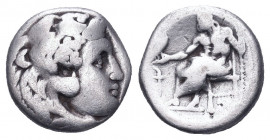 Kings of Macedon. Ale.ander III 'the Great' (336-323 BC). Ar Drachm.

Weight: 3.97 gr
Diameter: 15 m